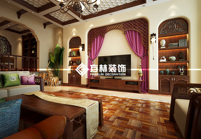 隆河谷地中海裝修效果圖