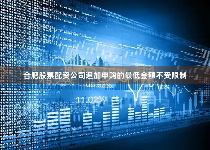 合肥股票配资公司追加申购的最低金额不受限制